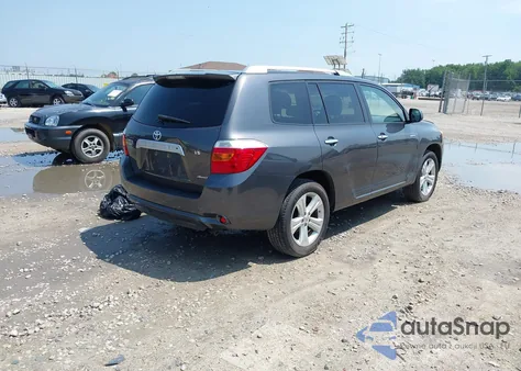 2008 Toyota Highlander Limited из США, поврежденный, VIN JTEES42A682066609